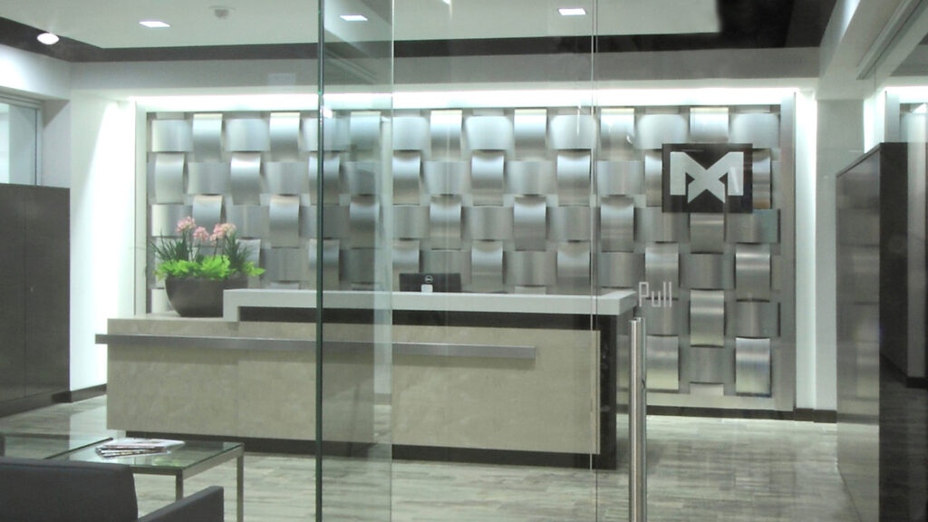 Basket Weave Wall Moz Designs Architectural Products + Metals