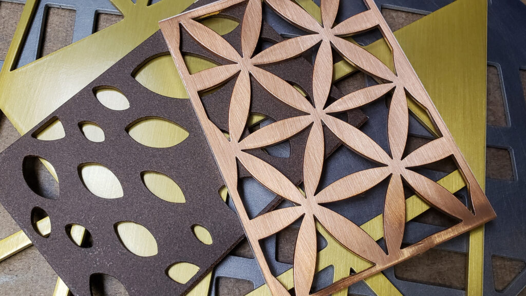 Material Showcase Laser Cut Collection Moz Designs Architectural