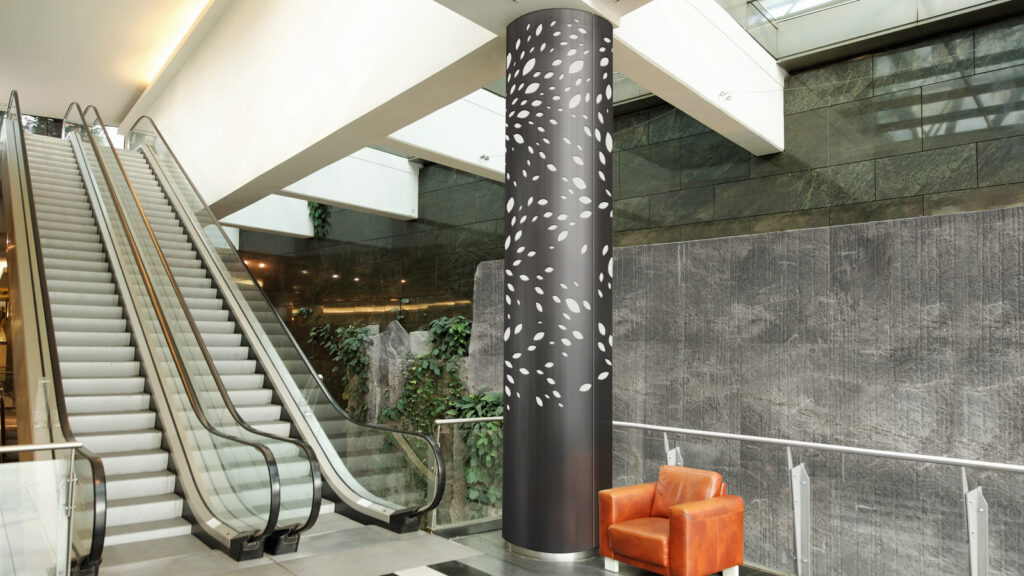 Round Metal Column Covers CC100 Moz Designs Architectural Products + Metals